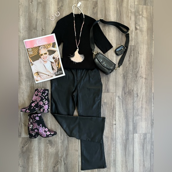 ๐ฆHP Stunning Floral Sam Edelman Booties W/Rhinestone Embellishment - Picture 5 of 5